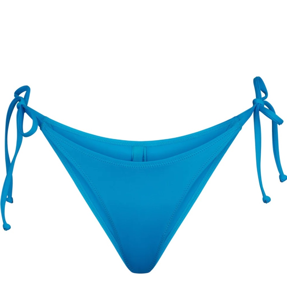 SKIMS BLUE Tie Bikini Bottoms
